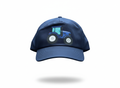 Navy Cap With Blue Tractor