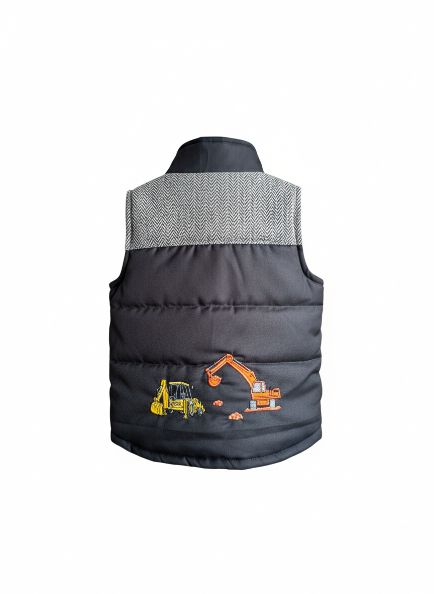 Grey Digger Bodywarmer Gilet