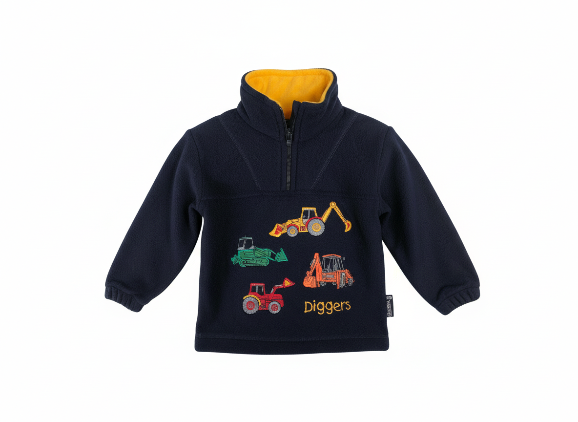 Navy Digger Fleece shires