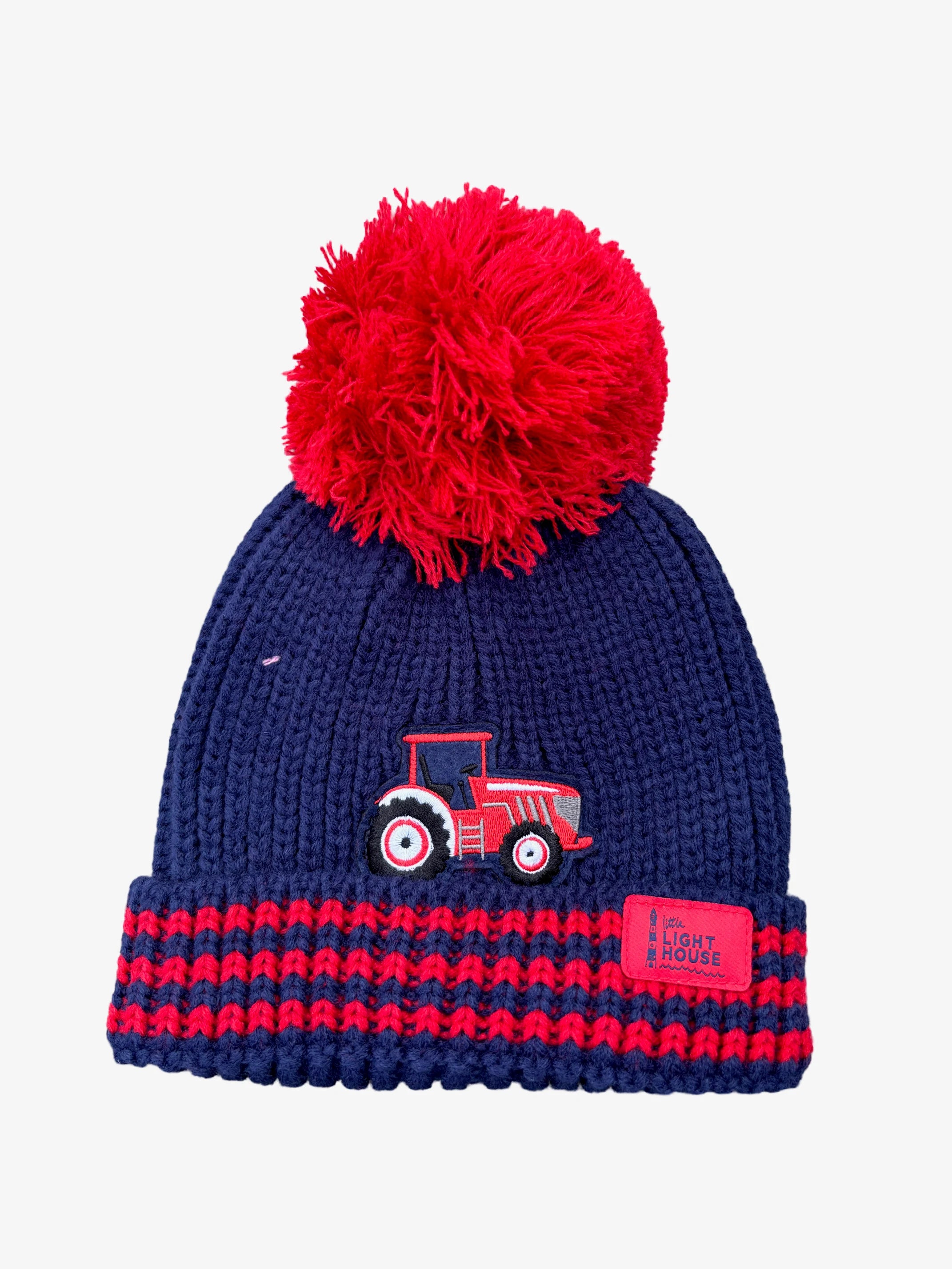 Red Tractor Bobble Hat