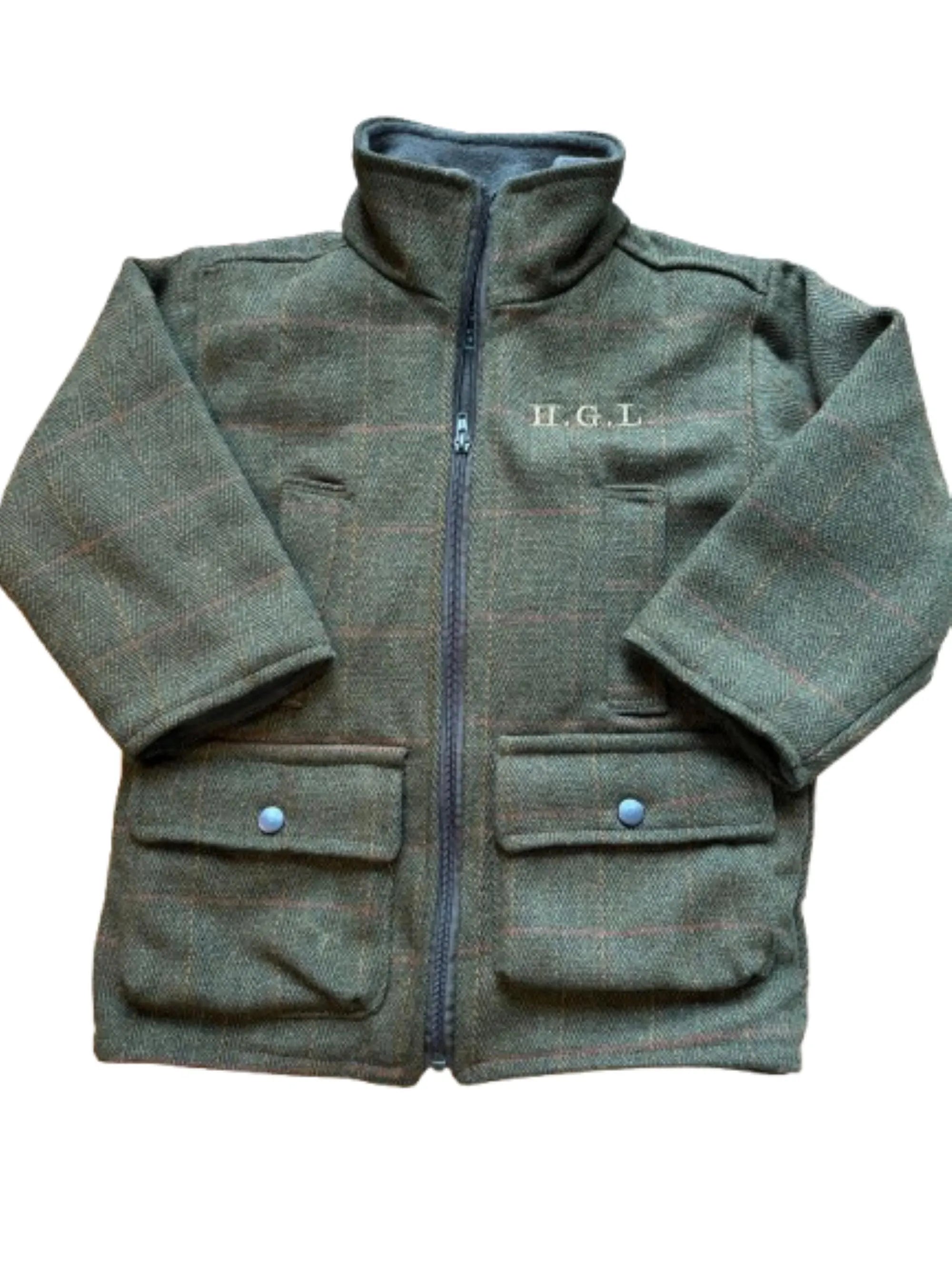 Personalised Green Tweed Jacket