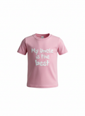 Pink t-shirt with 'My Uncle is the best' text on a white background