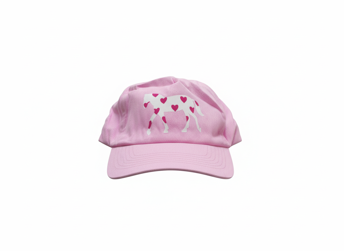 Light Pink Cap With Pony