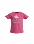 Pink Didn't ask to be a princess but if the crown fits T-shirt
