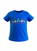 Royal blue Tractor MadT-shirt