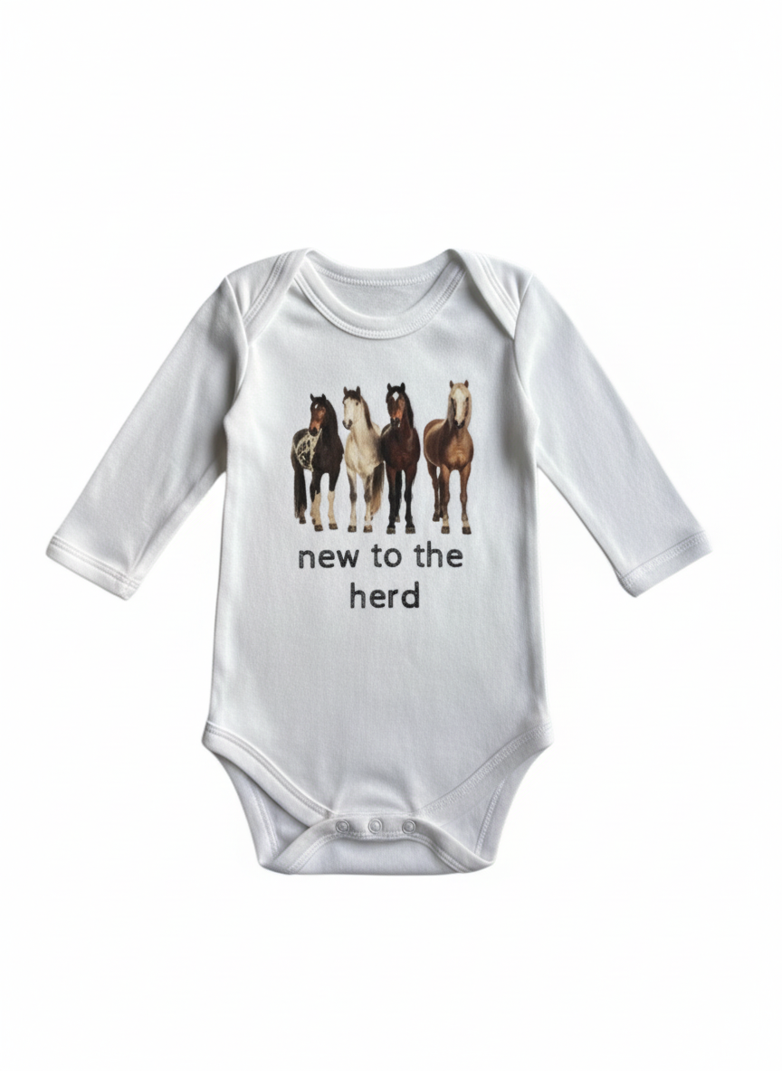 New To The Herd Horse Bodysuit