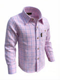Pink Check Shirt