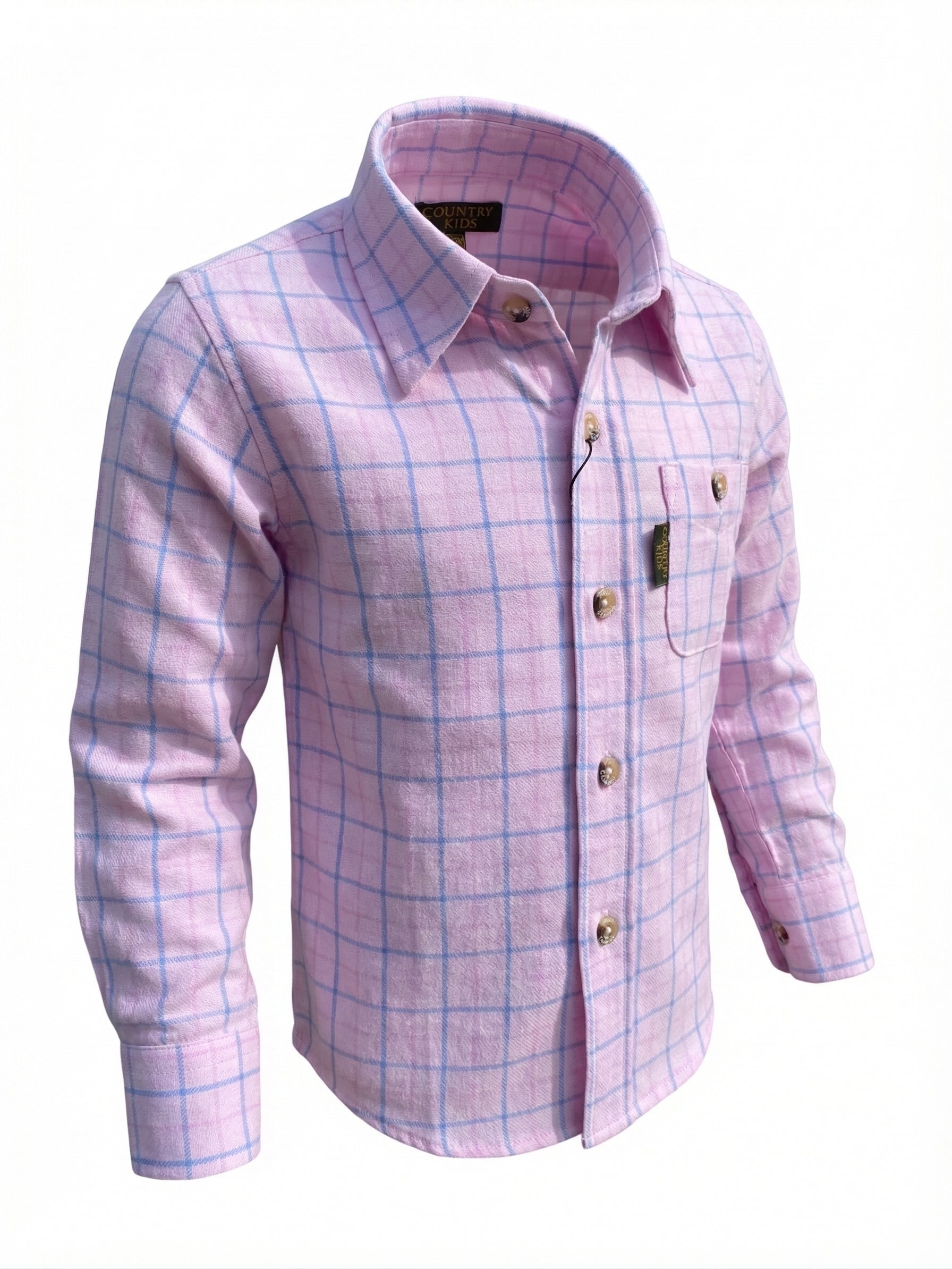 Pink Check Shirt