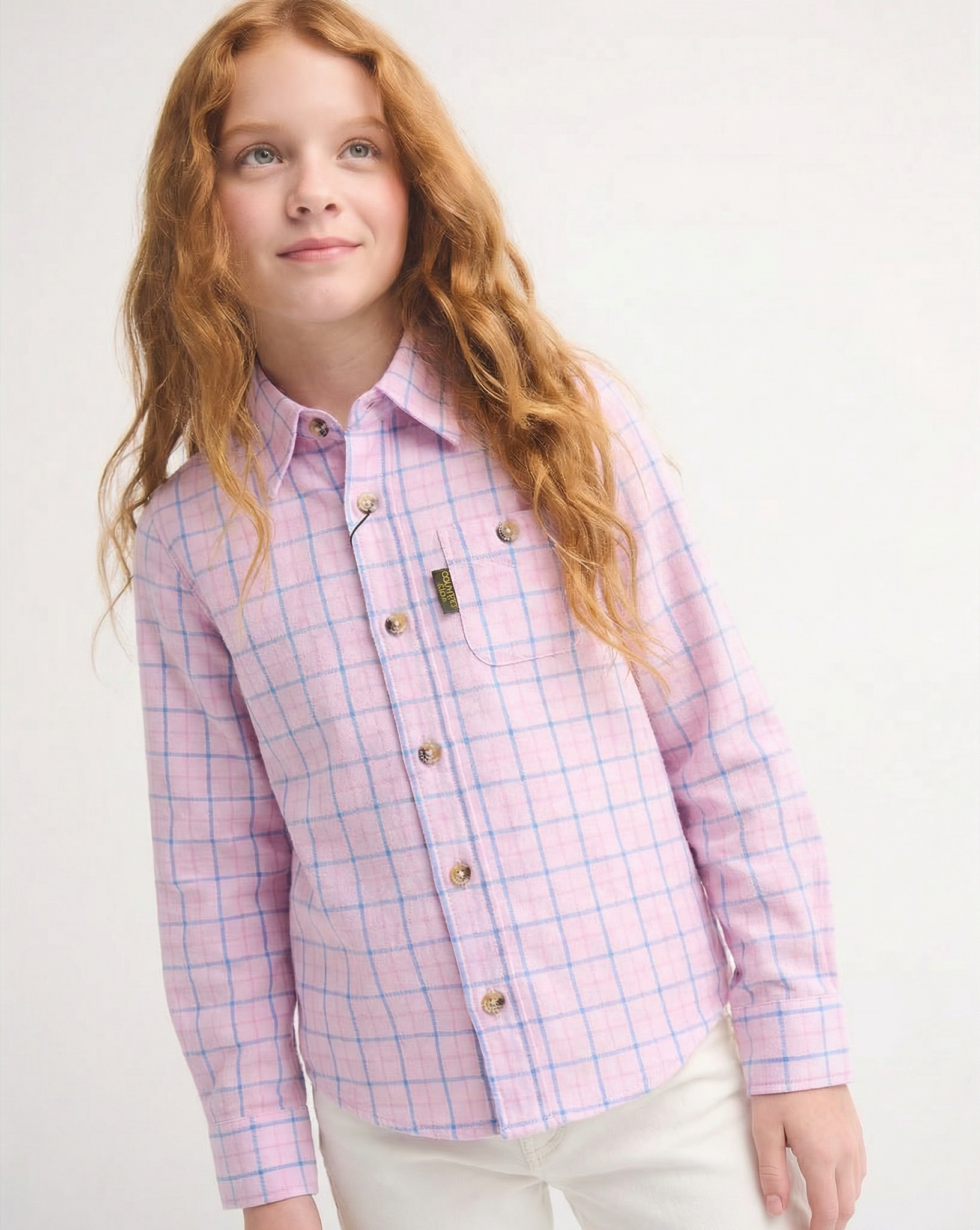 Pink Check Shirt
