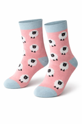 Bamboo Pink Sheep Socks
