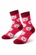 Bamboo Red Pig Socks