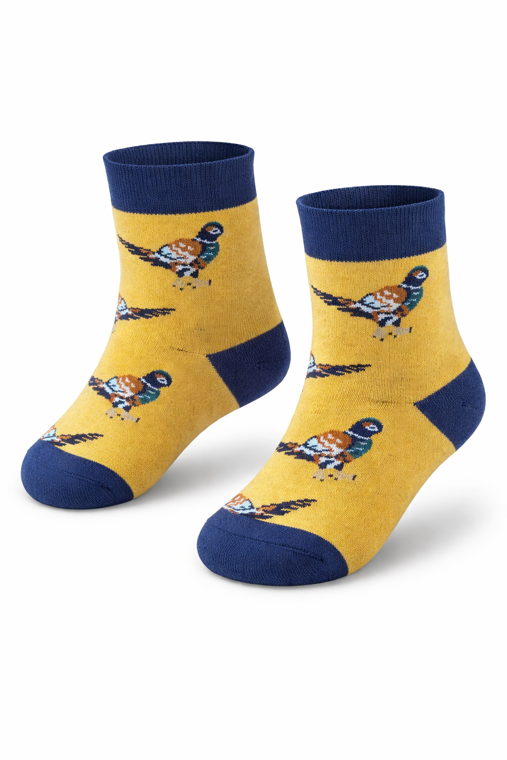 Bamboo Pheasant Yellow Socks