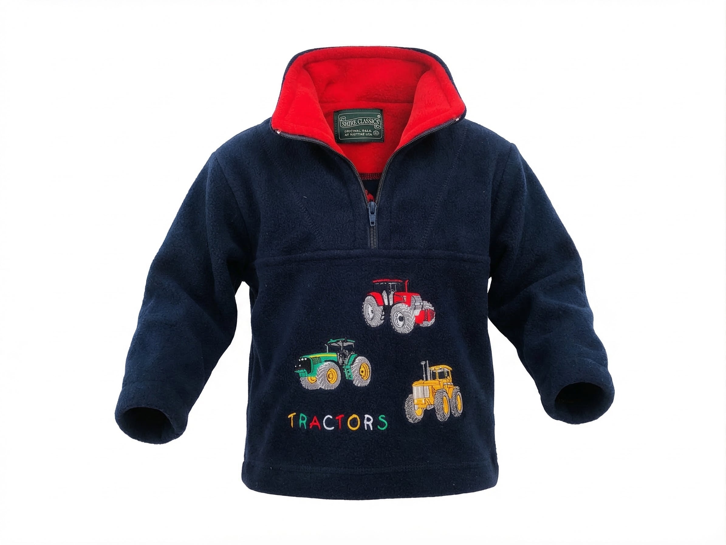 Navy Tractor Fleece