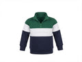 Green Striped Rugby Top childrens