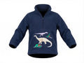 Navy Dinosaur Fleece