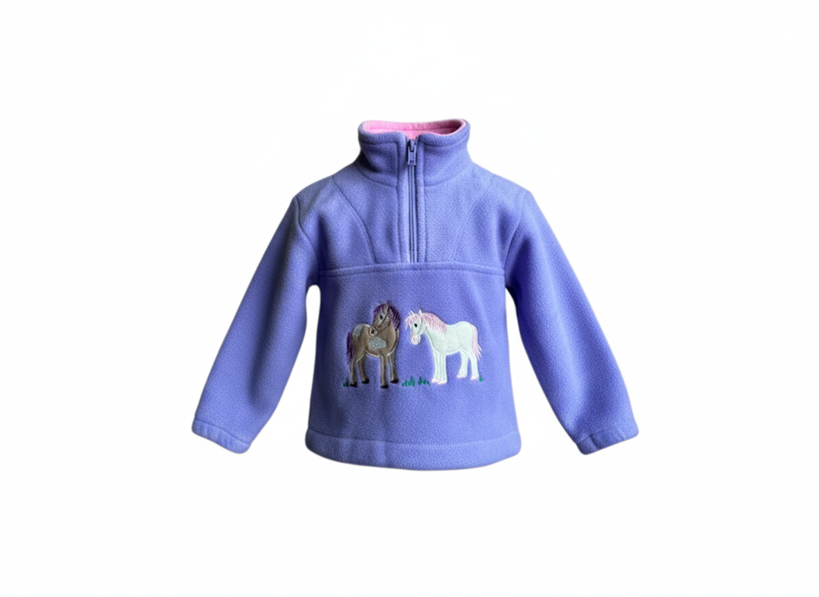 Lilac Pony Fleece