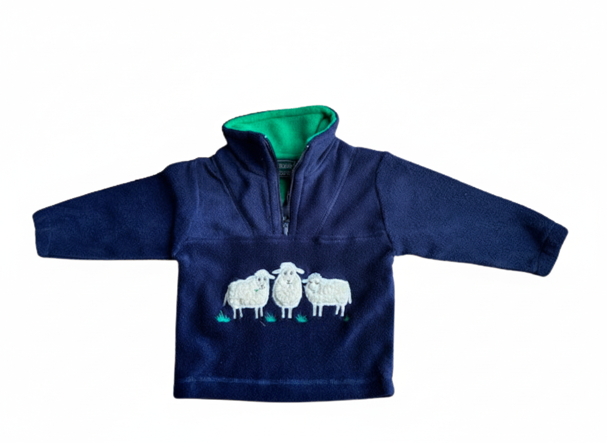 Navy Sheep Fleece
