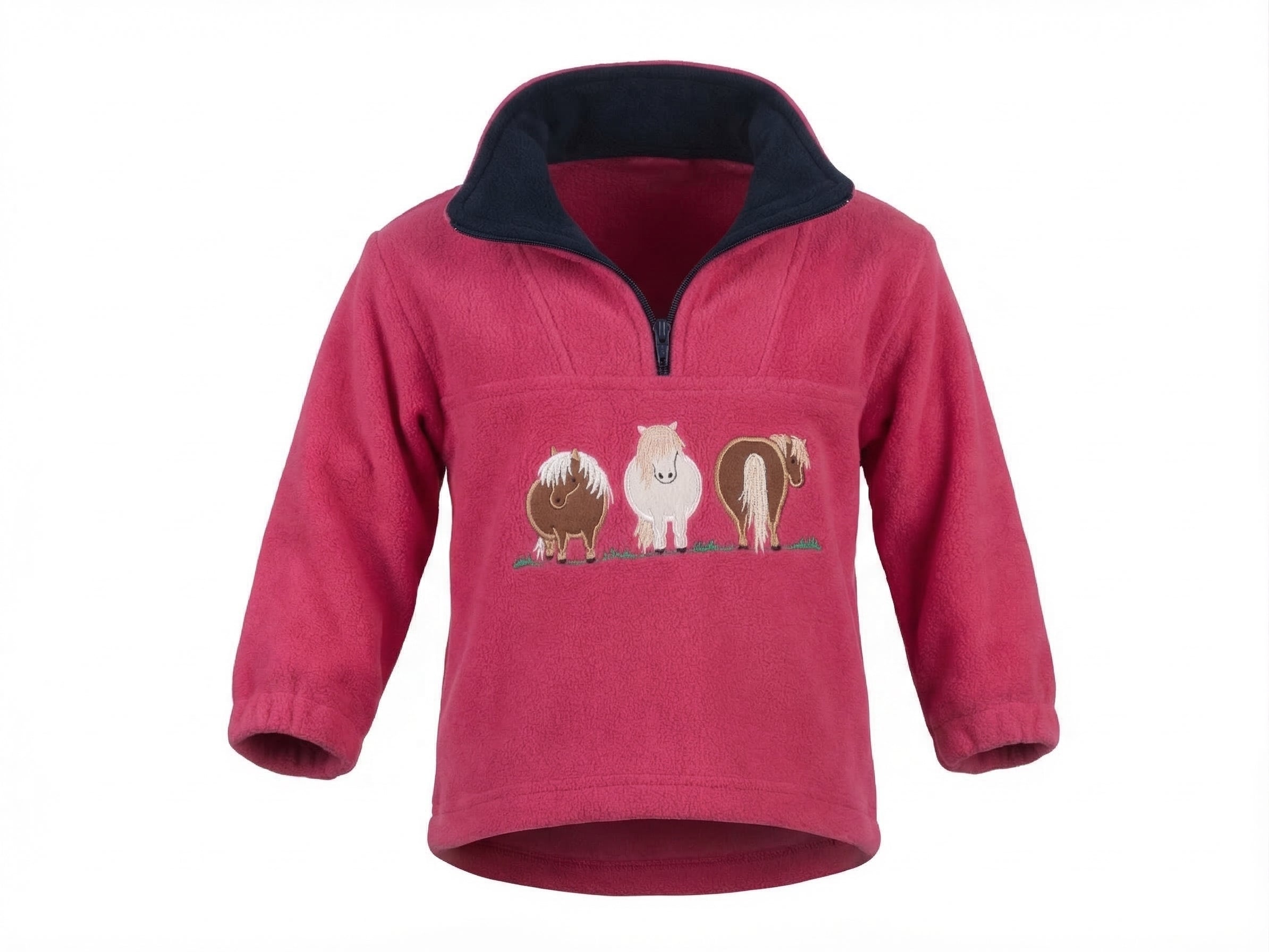 Fuscia Pony Fleece