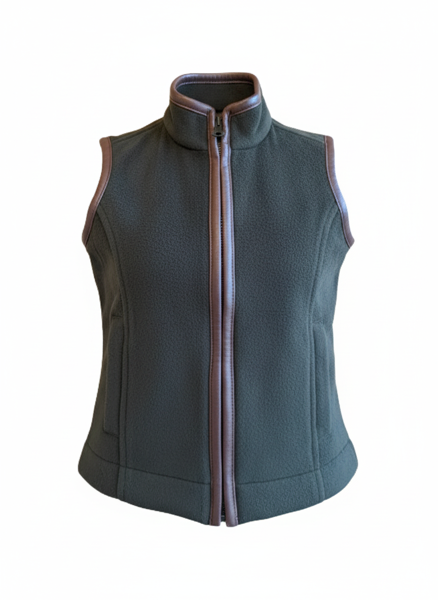 Green Fleece Bodywarmer Gilet