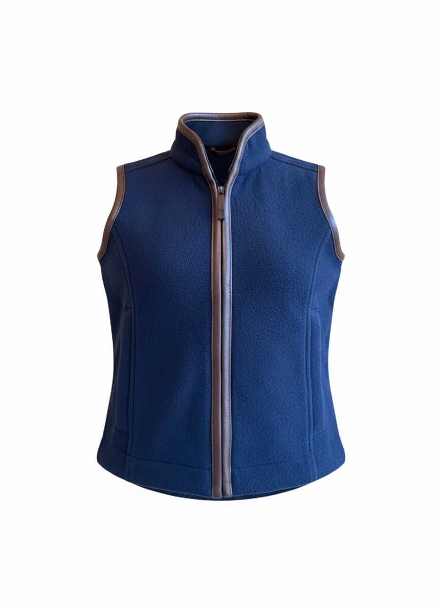 Navy Fleece Bodywarmer Gilet