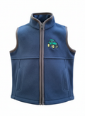 Navy Fleece with Embroidered Green Tractor