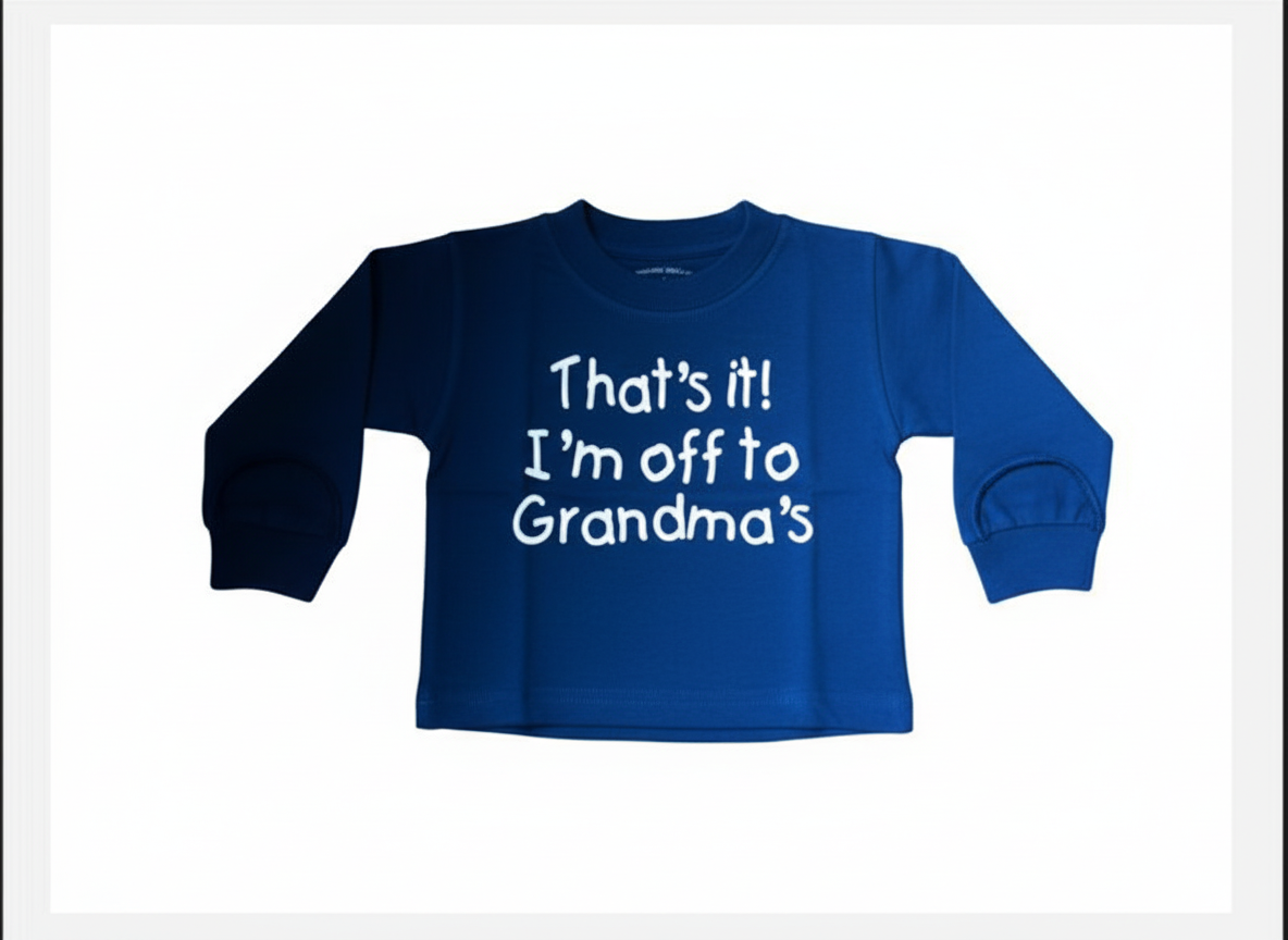 That's it! I'm off to Grandmas Sweatshirt
