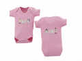 Pink Farm Animal Bodysuit